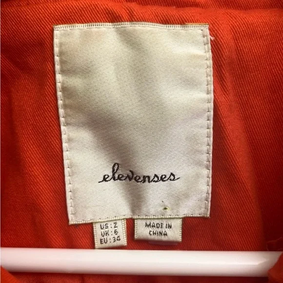 Anthropologie Elevenses Floral Trench Coat - Picture 13 of 14